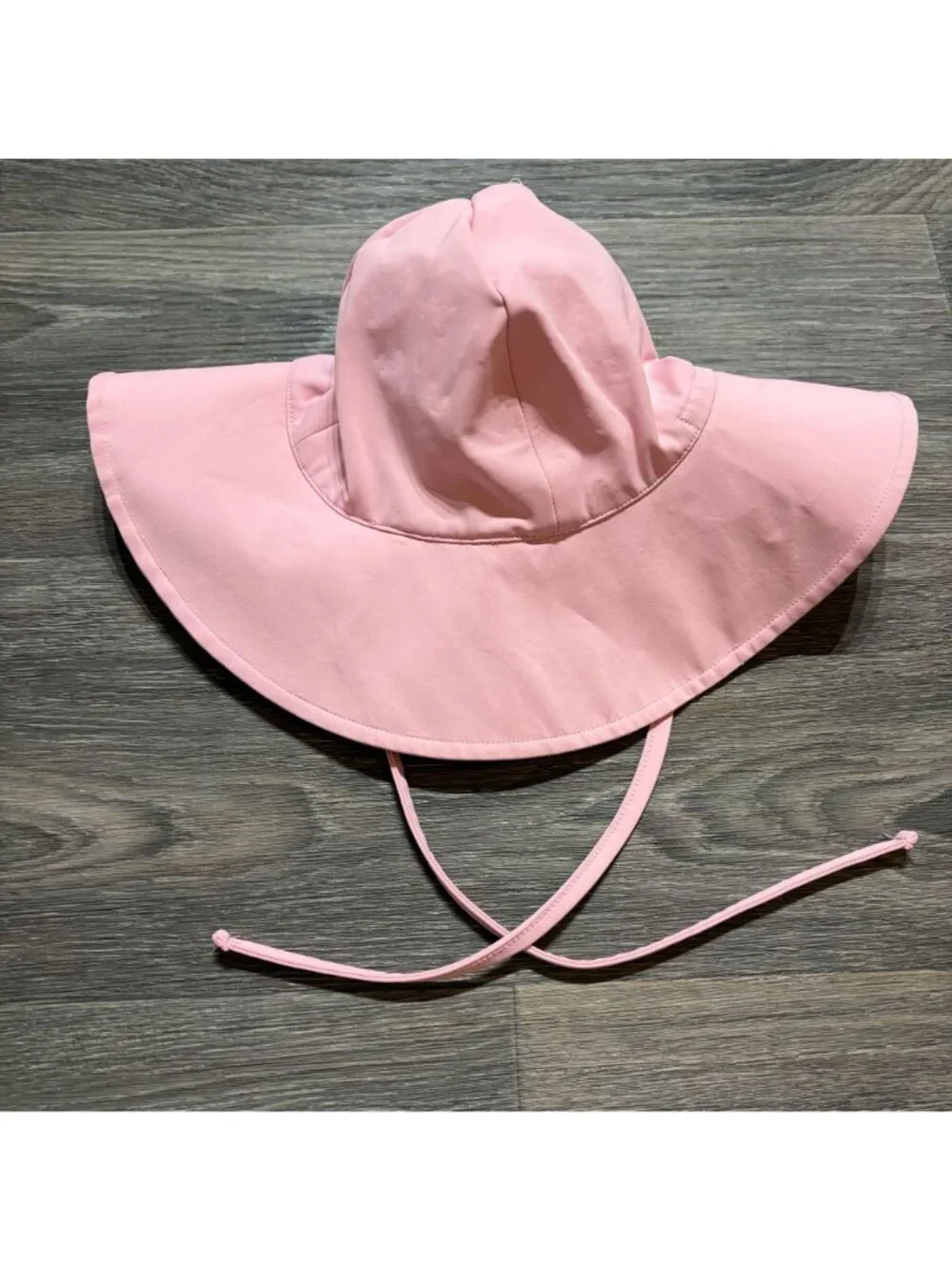 Caden Lane Solid Sun Hat Toddler Large 2T-3T Adjustable UPF 50 Light Pink Beach